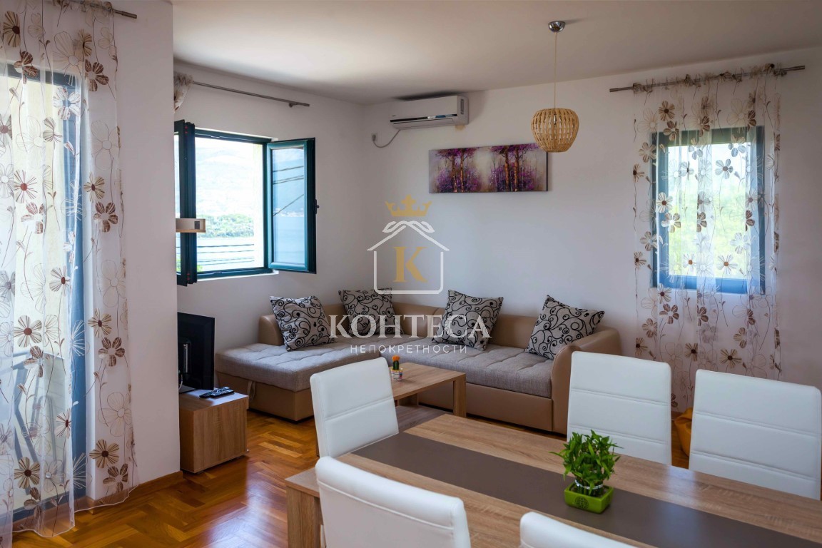 Two bedroom apartment with beautiful sea view, Kaludjerovina-Tivat